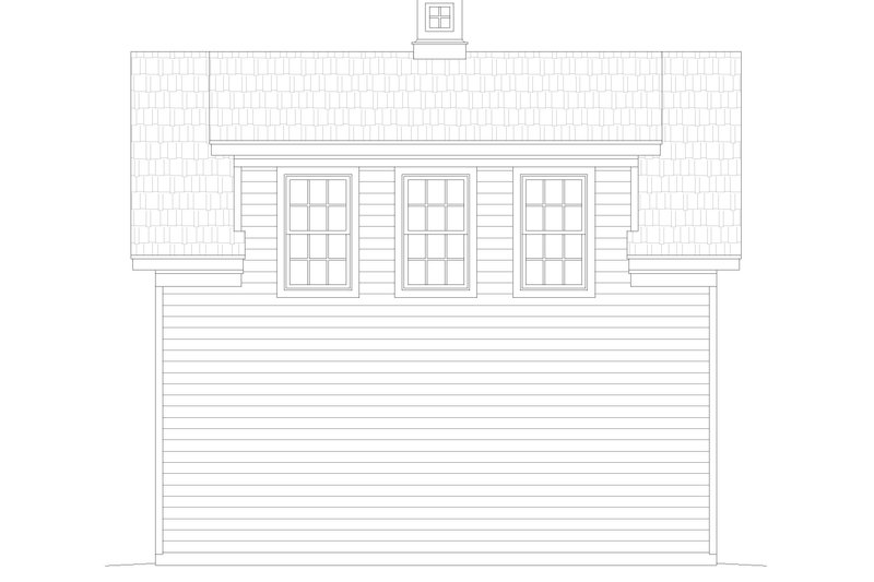 Architectural House Design - Exterior - Other Elevation 1 for Country House Plan #932-1280, 0 bath