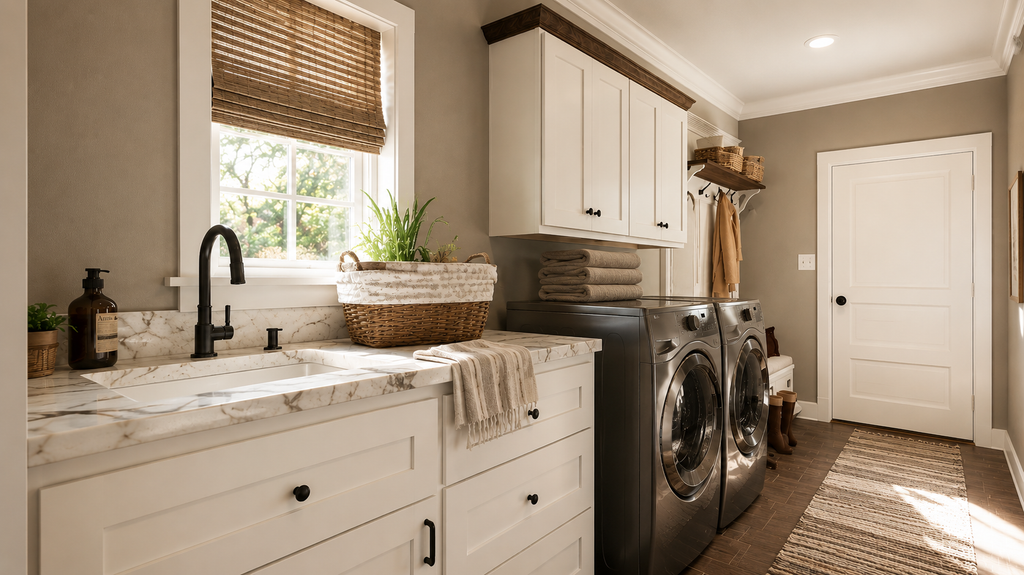 Interior - Laundry for Farmhouse House Plan #44-315 - 3 bed, 2 bath