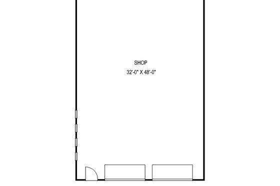 Floor Plan - Main Floor for Traditional House Plan #117-285, 0 bath
