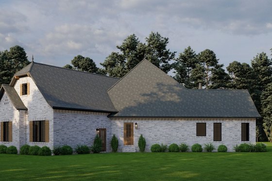 Exterior - Other Elevation 1 for European House Plan #923-12 - 4 bed, 2.5 bath