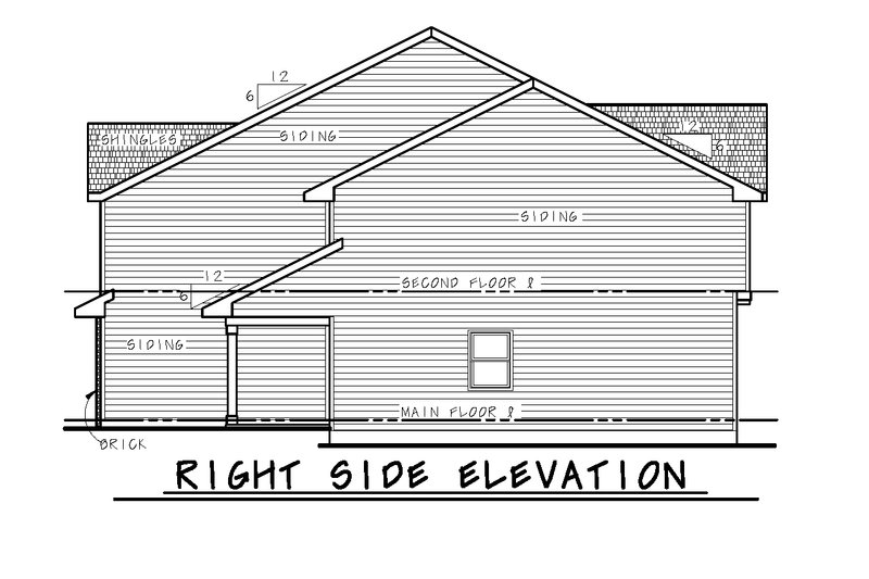 Dream House Plan - Exterior - Other Elevation 1 for Traditional House Plan #20-2466 - 6 bed, 5.5 bath