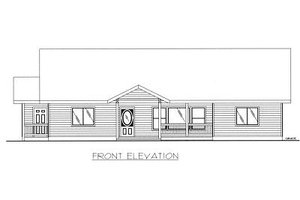 Exterior - Other Elevation for Cabin House Plan #117-513 - 3 bed, 2 bath