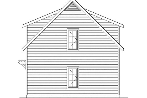 Exterior - Other Elevation for Country House Plan #22-602, 0 bath