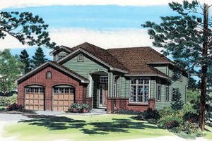 Traditional Exterior - Front Elevation Plan #312-463