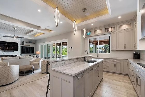 Interior - Kitchen for Beach House Plan #548-56 - 5 bed, 5.5 bath