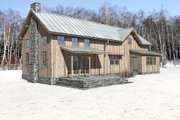 Cabin Style House Plan - 3 Beds 2 Baths 2197 Sq/Ft Plan #497-47 