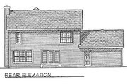 Traditional Style House Plan - 3 Beds 2.5 Baths 1686 Sq/Ft Plan #70-171 