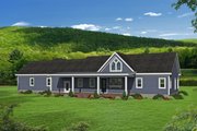 Country Style House Plan - 2 Beds 2 Baths 1365 Sq/Ft Plan #932-170 
