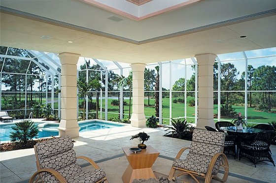 Exterior - Outdoor Living for Mediterranean House Plan #930-101 - 4 bed, 5.5 bath