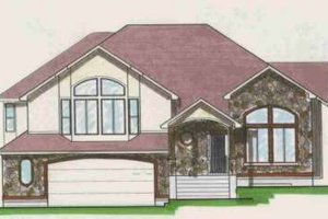 European Exterior - Front Elevation Plan #308-115