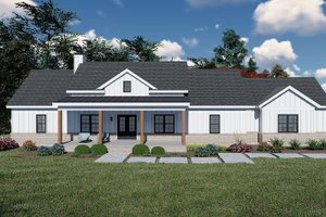 Farmhouse Exterior - Front Elevation Plan #932-1216