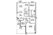 Craftsman Style House Plan - 3 Beds 2 Baths 1733 Sq/Ft Plan #84-265 