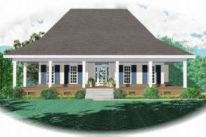 Farmhouse Exterior - Front Elevation Plan #81-1052