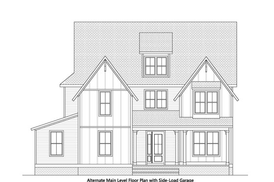 Exterior - Front Elevation 5 for Traditional House Plan #1080-2 - 5 bed, 4.5 bath