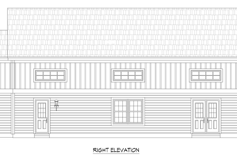 House Plan Design - Exterior - Other Elevation 1 for Contemporary House Plan #932-835, 1 bath