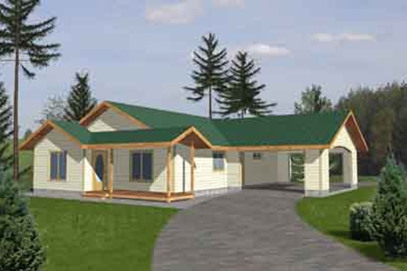 House Design - Traditional Exterior - Front Elevation Plan #117-286