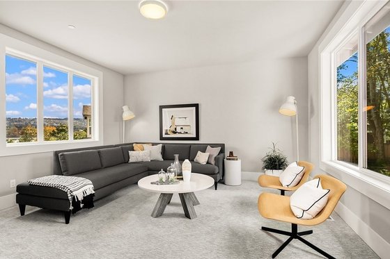 Interior - Family Room 2 for Contemporary House Plan #1066-62 - 4 bed, 3.5 bath