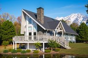 Cabin Style House Plan - 3 Beds 2 Baths 1306 Sq/Ft Plan #3-110 