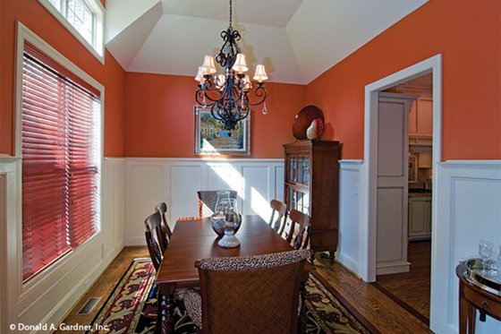 Interior - Dining Room for European House Plan #929-59 - 3 bed, 2 bath