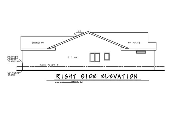 Exterior - Other Elevation for Farmhouse House Plan #20-2497 - 3 bed, 3 bath