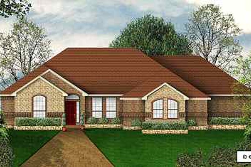 Dream House Plan - Traditional Exterior - Front Elevation Plan #84-141