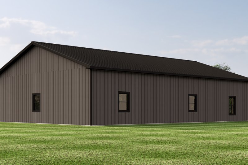 Home Plan - Exterior - Rear Elevation for Barndominium House Plan #1064-392 - 1 bed, 1 bath
