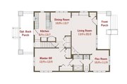 Craftsman Style House Plan - 3 Beds 2 Baths 1905 Sq/Ft Plan #461-31 