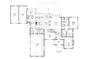 European Style House Plan - 4 Beds 3.5 Baths 4635 Sq/Ft Plan #901-102 