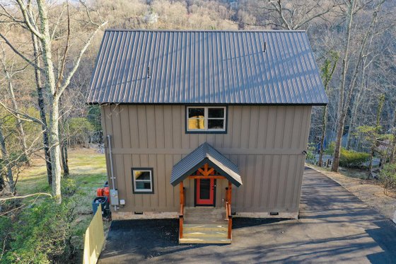 Exterior - Other Elevation 3 for Cabin House Plan #123-119 - 2 bed, 2.5 bath