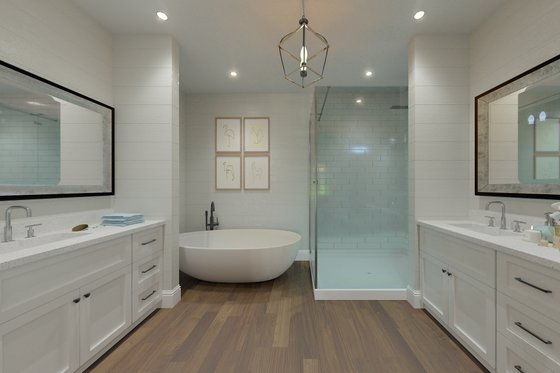 Interior - Master Bathroom for Farmhouse House Plan #930-553 - 3 bed, 3.5 bath