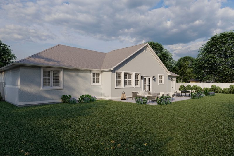 Home Plan - Exterior - Rear Elevation for Traditional House Plan #1060-172 - 3 bed, 2 bath