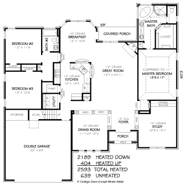 European Floor Plan - Main Floor Plan #424-312