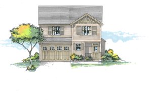 Craftsman Exterior - Front Elevation Plan #53-589