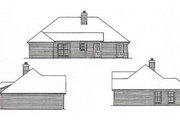 Traditional Style House Plan - 2 Beds 2 Baths 1088 Sq/Ft Plan #16-256 