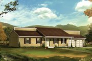 Ranch Style House Plan - 3 Beds 2 Baths 1400 Sq/Ft Plan #57-518 