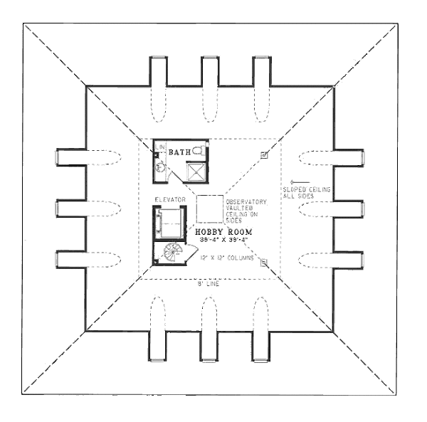 Home Plan - Southern Floor Plan - Other Floor Plan #17-280