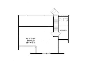 Floor Plan - Other Floor for Craftsman House Plan #456-33 - 3 bed, 2 bath