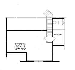 Floor Plan - Other Floor for Craftsman House Plan #456-33 - 3 bed, 2 bath