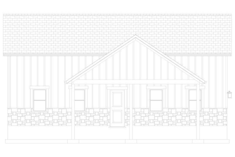 Architectural House Design - Exterior - Other Elevation 1 for Farmhouse House Plan #1060-322, 0 bath