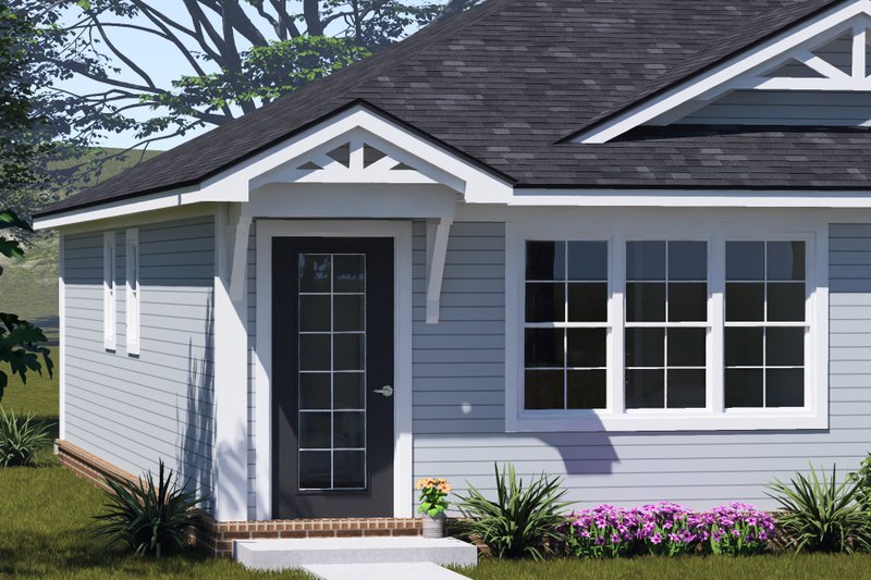 House Blueprint - Exterior - Other Elevation for Craftsman House Plan #513-2436 - 1 bed, 1 bath