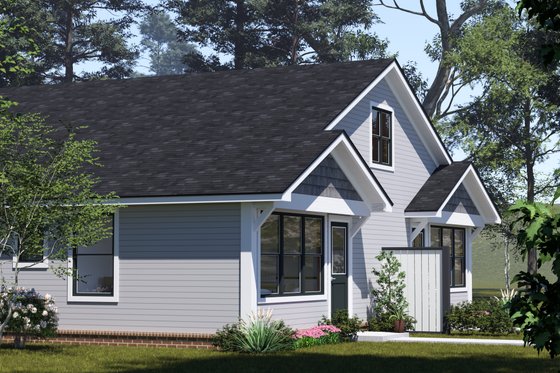 Exterior - Other Elevation 2 for Cottage House Plan #513-2340 - 2 bed, 2 bath
