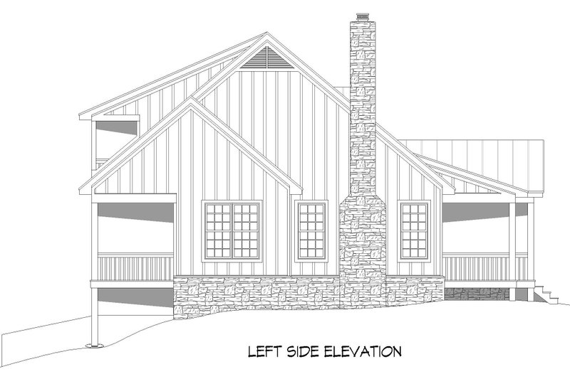 House Plan Design - Exterior - Other Elevation for Southern House Plan #932-785 - 3 bed, 2.5 bath