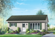 Classical Style House Plan - 2 Beds 1 Baths 768 Sq/Ft Plan #25-4303 