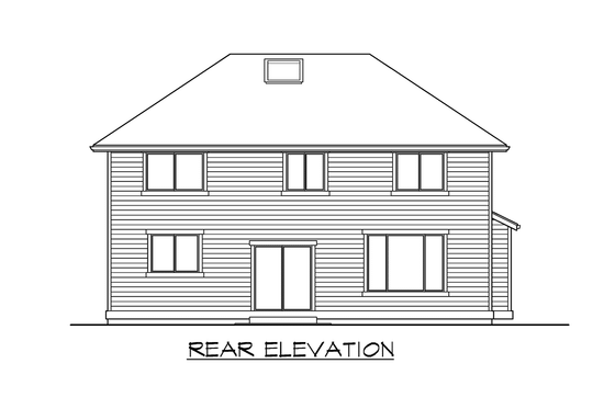 Exterior - Other Elevation 2 for Craftsman House Plan #132-210 - 4 bed, 2.5 bath