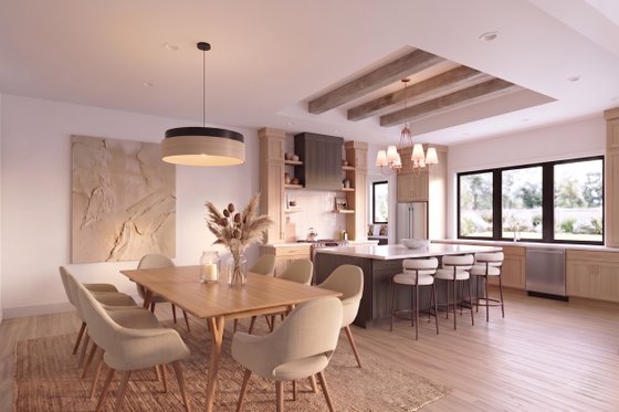 Interior - Dining Room for Country House Plan #1089-72 - 3 bed, 3.5 bath