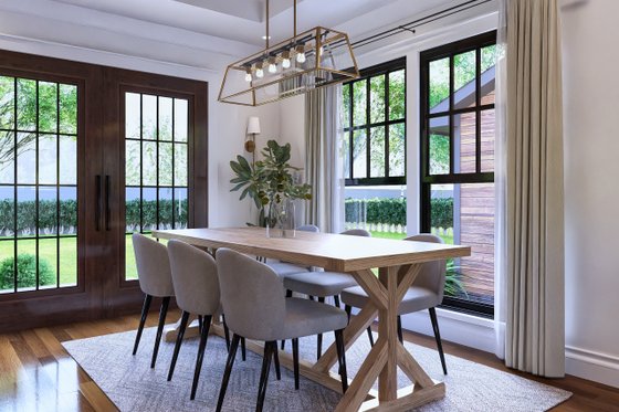 Interior - Dining Room 2 for Cottage House Plan #54-685 - 2 bed, 2 bath