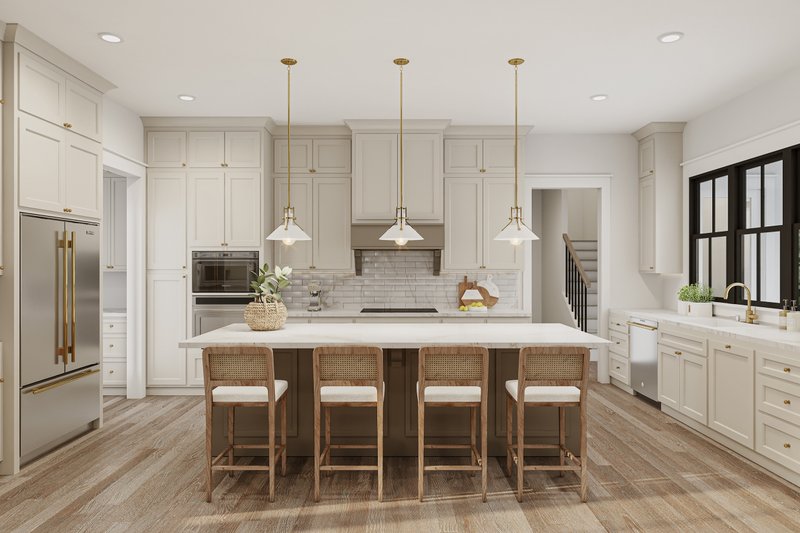 Architectural House Design - Interior - Kitchen for Farmhouse House Plan #430-423 - 4 bed, 3.5 bath
