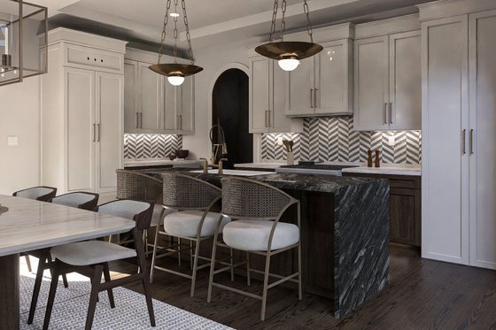 Interior - Kitchen for Victorian House Plan #455-376 - 3 bed, 2.5 bath