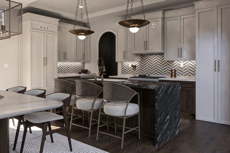 Architectural House Design - Interior - Kitchen for Victorian House Plan #455-376 - 3 bed, 2.5 bath