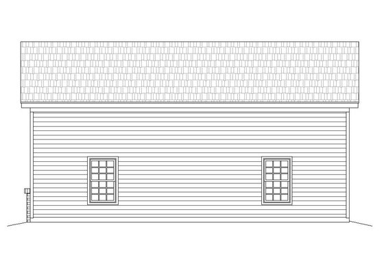 Exterior - Other Elevation 1 for Country House Plan #932-245, 0 bath